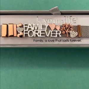Stainless steel Family Forever Bracelet